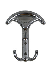 vecchio APPENDIABITI IN METALLO MADE IN ITALY forse ottone cromato attaccapanni