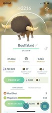 ⭐️Pokemon Go ⭐️#626 Bouffalant*Raro Regionale*Regali e Amicizia Inclusi