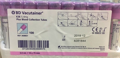 100 provette sterili - 100,