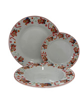 Servizio Piatti Natalizio 18 Pezzi – Decoro Natale per 6 Persone