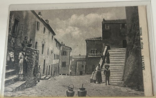 Cartolina rara sassetta - cartolina,