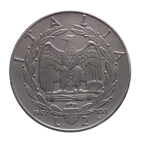 Regno italia 2 lire - dn,