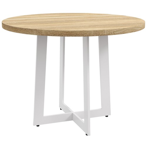 Homcom tavolo rotondo - tavolo, moderno