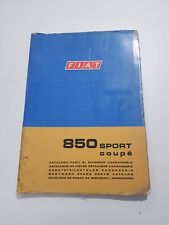 FIAT 850 SPORT COUPE' CATALOGO PARTI DI RICAMBIO CARROZZERIA 2 ED. 1970 ORIG.