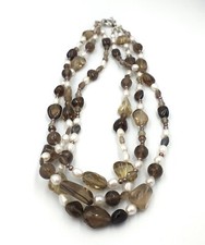 Collana multifilo pietre