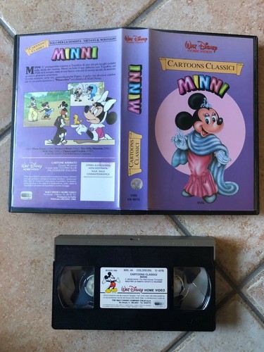 Vhs minni cartoons classici - vhs,
