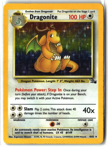 Dragonite 4 62 holo - ⭐️,