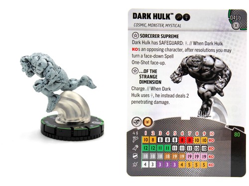 Heroclix 041b dark hulk - heroclix,
