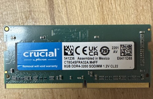 Ram crucial ddr4 3200 sodimm - crucial, ddr4-3200