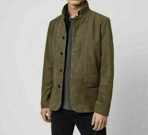Giacca blazer uomo pelle