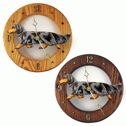 Orologio legno blu - orologio,