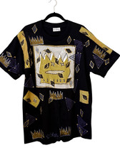 Vintage 90’s V. C. Torias Men’s Art To Wear Black T Shirt Size L