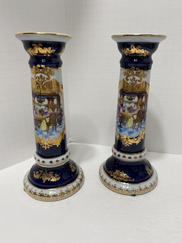 Coppia portacandele vintage - di,