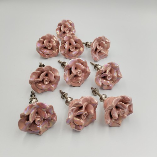 Set pomelli vintage rosa - 10,