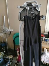 Tuta elegante donna Tg 44 Nera Cerimonia 