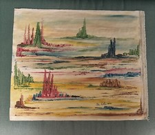 Dipinto Olio Su Tela Di Anna