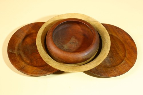 Set ciotole legno - ciotole, in