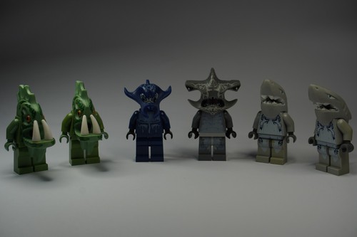 Lego atlantis minifigure lot - atlantis,