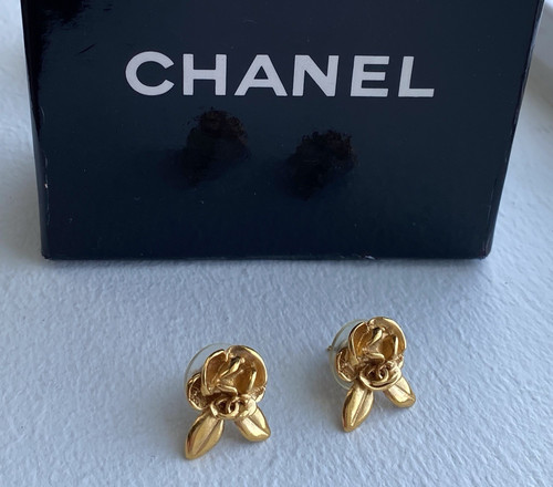 Orecchini vintage chanel oro - vintage,