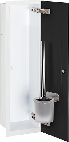 Contenitore parete bianco - wc,