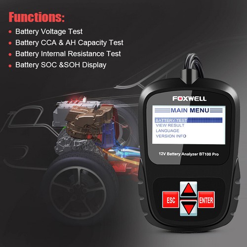 Foxwell bt100 pro 12v car - pro,