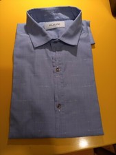 Aglini shirt camicia uomo slim usato tg 40  manica lunga 
