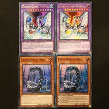 LOTTO CYBER DRAGO FINALE E HERZ in italiano YUGIOH rarità ULTRA/SUPER yu-gi-oh!