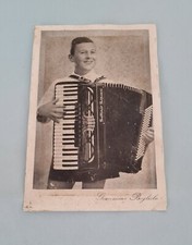 GIACOMINO BOGLIOLO  FISARMONICA  cartolina d'epoca
