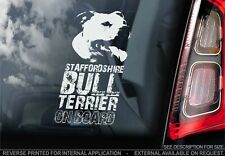 Staffy Car Sticker -