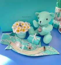 RARO VINTAGE Tiffany&Co Orsacchiotto Blu Lana Cashmere