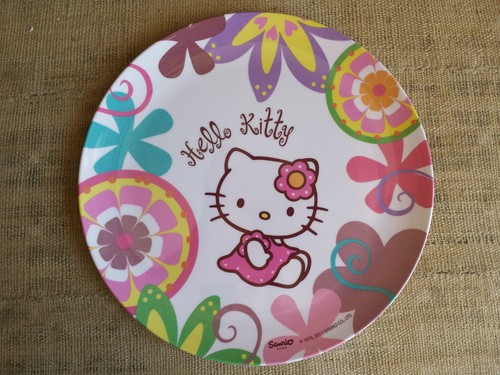 Piatto melanina hello kitty - in,