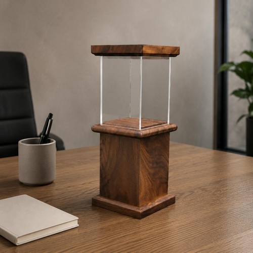 Teca trasparente legno con - teca,