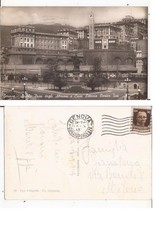STORIA POSTALE CARTOLINA GENOVA CASA LITTORIA 1943 FP
