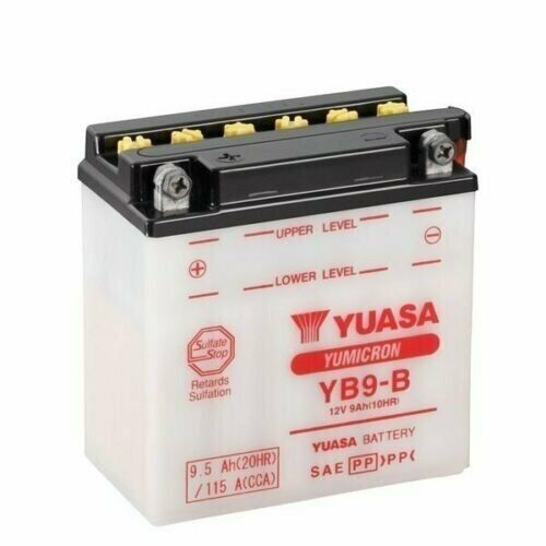 Batteria moto yuasa yb9 - batteria,