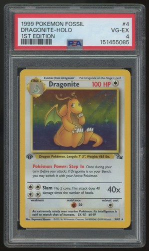 Pokemon dragonite fossil 1999 - dragonite,