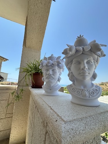 Coppia testa moro siciliano - moro,