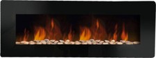 Divina Fire Camino elettrico caminetto da parete Dallas 127x11x50 h