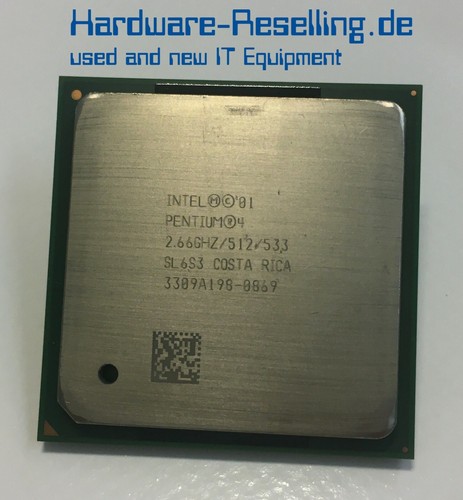 Intel pentium sl6s3 66 - 2,66, ghz