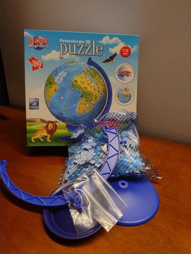 Puzzle globo mappamondo - puzzle, 3d
