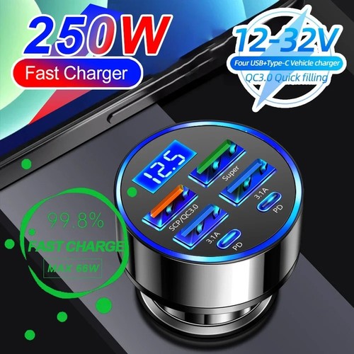 Caricabatteria auto 250w - auto, 66-250w