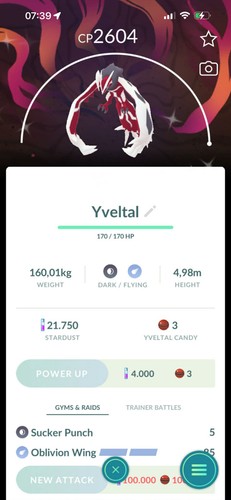 Shiny yveltal sfondi - yveltal✨,