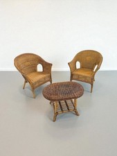 Salotto in Vimini da esterno - Vintage