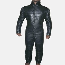 TUTA GATTO UOMO VERA PELLE MOLTO POPOLARE SEI UN ASPETTO FANTASTICO