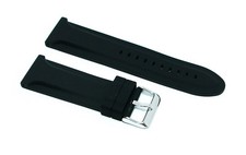 Cinturino in gomma nero per