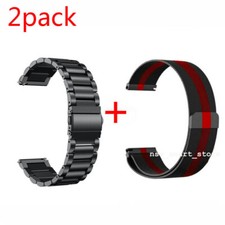 2x Milanese Stainless Steel