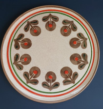 1970 BRUNO BRUNI PIATTO CONTEMPORANEO ASTRATTO DIPINTO A MANO G S ZELL GERMANY