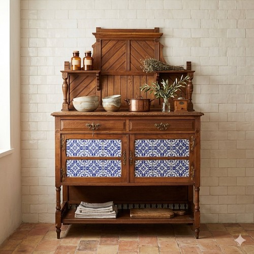 Credenza liberty antica - credenza,