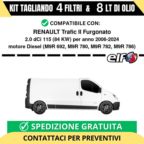 Tagliando per renault trafic - tagliando,