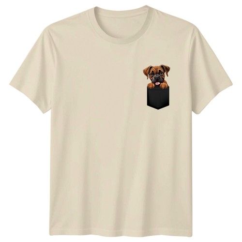 Boxer cucciolo tasca sbirciare - boxer,