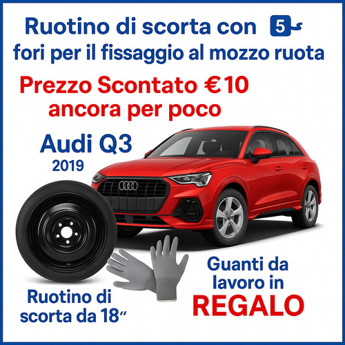 Ruotino scorta audi q3 - di, 18"